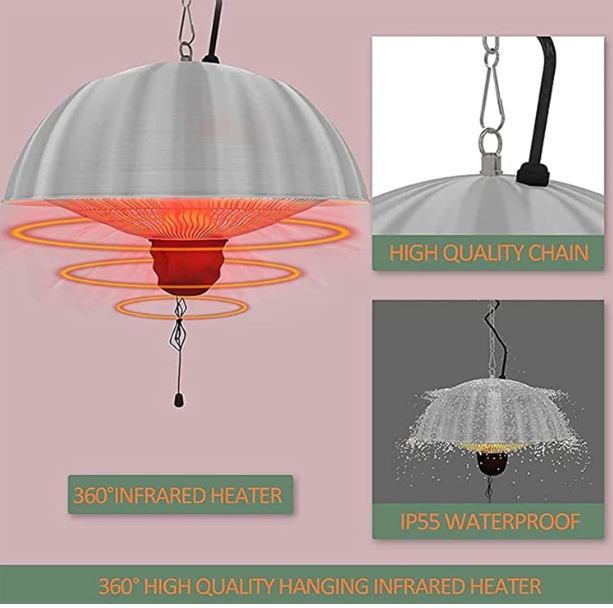 IP65 waterproof outdoor heater